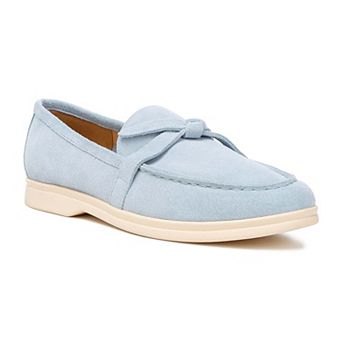 Rag & Co Suede Women's Knot Loafers