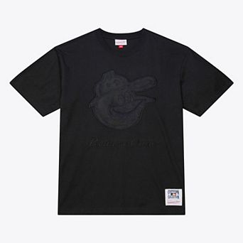 Men Mitchell & Ness Black Baltimore Orioles Cooperstown Collection Phantom T-Shirt