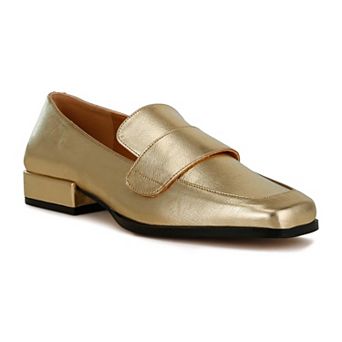 Rag & Co Jongs Women's Metallic Penny Loafers