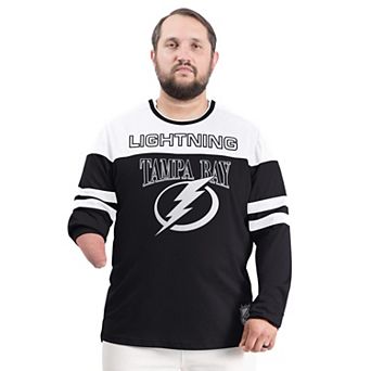 Men's G-III Sports by Carl Banks Black Tampa Bay Lightning Adaptive Wear Outlast Durene Long-Sleeve T-Shirt
