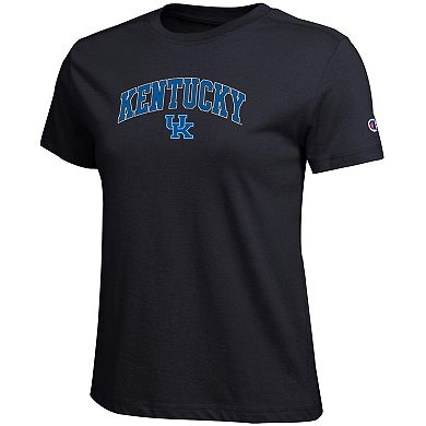 Women's Champion Black Kentucky Wildcats Arched Over Logo T-Shirt