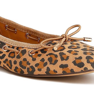 Rag & Co Darlow Women's Bow Accent Ballerinas