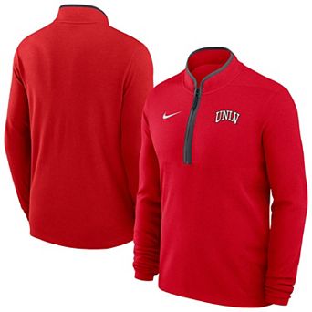Men's Nike Scarlet UNLV Rebels Basketball Victory Dri-FIT Half-Zip Pullover