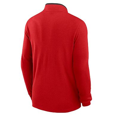 Men's Nike Scarlet UNLV Rebels Basketball Victory Dri-FIT Half-Zip Pullover