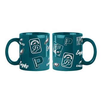 Logo Brands Philadelphia Eagles 2-Pack 15oz. Color Mug Set