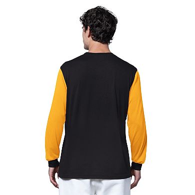 Men's Starter Black Pittsburgh Steelers Thursday Night Gridiron Long Sleeve T-Shirt