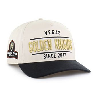 Men's '47 Cream/Black Vegas Golden Knights Expansion Debut Two-Tone Hitch Adjustable Hat