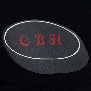 Women's Mitchell & Ness Black Chicago Blackhawks Crewneck Sweatshirt