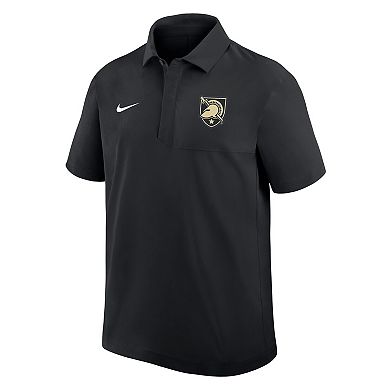 Men's Nike Black Army Black Knights Woven Polo