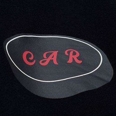 Women's Mitchell & Ness Black Carolina Hurricanes Crewneck Sweatshirt