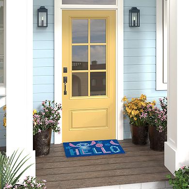 Disney's Lilo & Stitch Hello Summer 18" x 30" Coir Door Mat