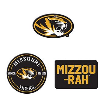 WinCraft Missouri Tigers 3-Pack Premium Fridge Magnet Set