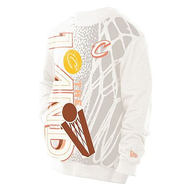 Men's New Era Tan Cleveland Cavaliers 2025/26 City Edition Sweatshirt