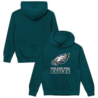 Toddler Outerstuff Midnight Green Philadelphia Eagles Back to Basics Hoodie