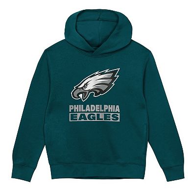 Toddler Outerstuff Midnight Green Philadelphia Eagles Back to Basics Hoodie