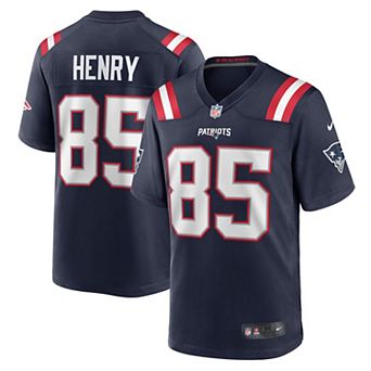 Men's Nike Hunter Henry Navy New England Patriots Team Game Jersey