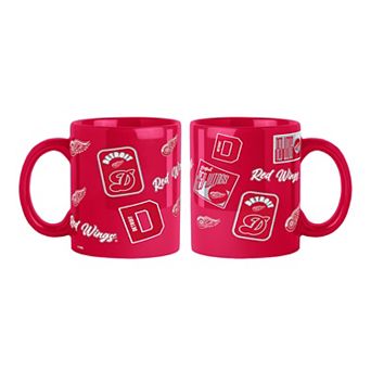 Logo Brands Detroit Red Wings 2-Pack 15oz. Color Mug Set