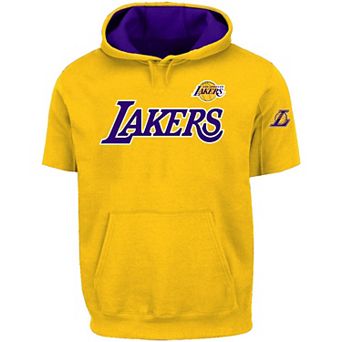 Men's Fanatics Luka Don��i�� Gold Los Angeles Lakers Big & Tall Short Sleeve Hoodie