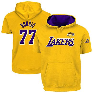 Men's Fanatics Luka Don i Gold Los Angeles Lakers Big & Tall Short Sleeve Hoodie