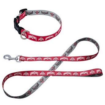 WinCraft Ohio State Buckeyes Pet Leash and Collar Set