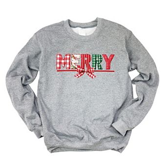 Merry Pattern Quilted Print - Women's Graphic Sweatshirt