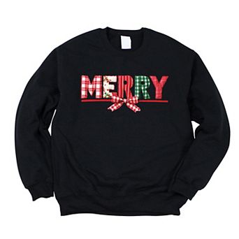 Merry Pattern Quilted Print - Women's Graphic Sweatshirt