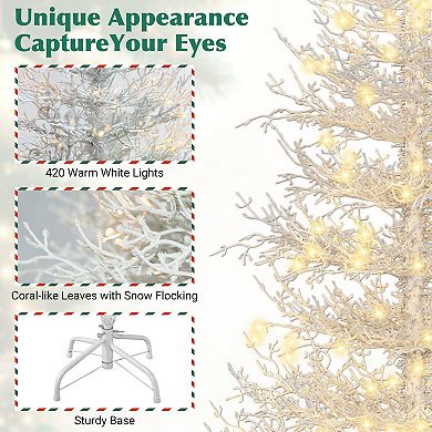 Merax Pre-lit Aspen Fir Artificial Christmas Tree