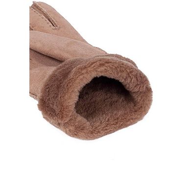 Women`s Hand-sewn Premium Lamb Fur Gloves "ILVY"