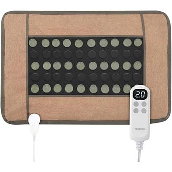 32"x21" Far Infrared Heating Pad with Tourmaline, 6 Heat Settings for Full Body Pain Relief