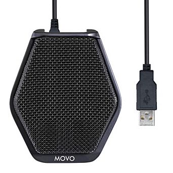 Movo MC1000 Conference USB Microphone for Computer Desktop and Laptop with 180 deg / 20' Long Pick
