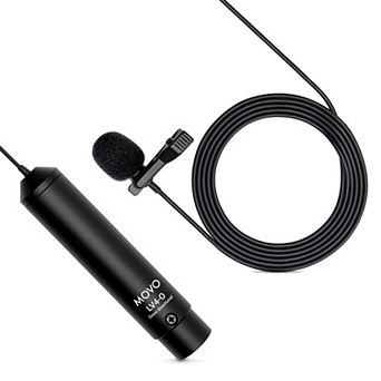 Movo LV4-O Omnidirectional XLR Lavalier Microphone - Phantom Powered