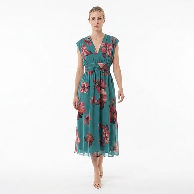 Women's Maison Tara Chiffon Midi Dress