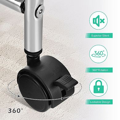 Costway 4Drawer Rolling Storage Cart shelf Scrapbook Paper Office School Organizer