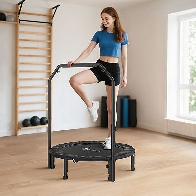 Soozier 40inch Foldable Mini Trampoline, Rebounder Trampoline