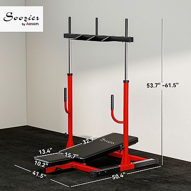 Soozier Leg Press Machine with Adjustable Leg, Back, Head Positions