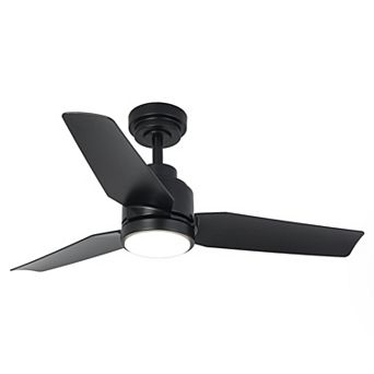42" Modern ABS 6 Speeds Intergated LED Smart Ceiling Fan with Light and Remote, APP Control