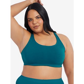 The Serena - Wireless Racerback Cotton Sports Bra