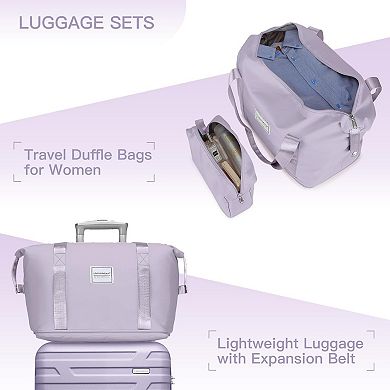 Luggage Sets of 6 Spinner Wheels Suitcases with Duffel Bags