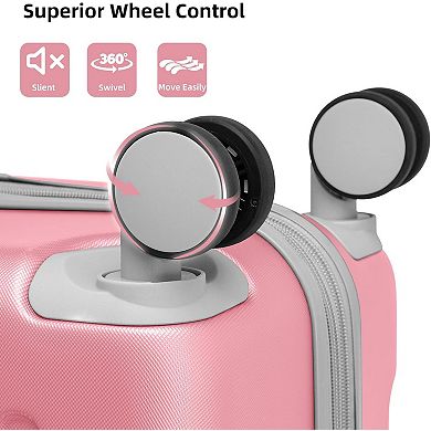 6 Piece Spinner Luggage Sets with Duffel Bags