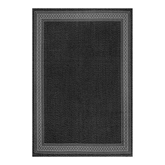 Lucia Classic Diamond Border Indoor/outdoor Area Rug