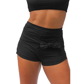 Moe tie-front swim shorts