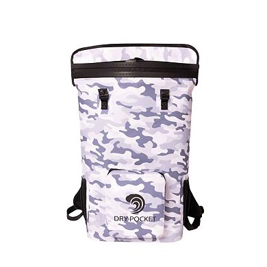 Auto-sealing, waterproof, and floating backpack cooler