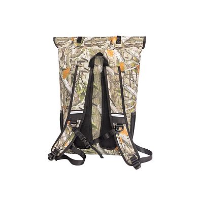 Auto-sealing, waterproof, and floating backpack cooler