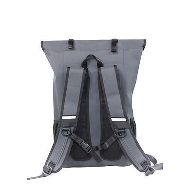 Auto-sealing, waterproof, scent proof, and floating backpack dry bag