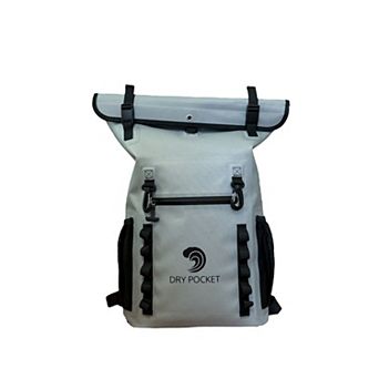 Auto-sealing, waterproof, scent proof, and floating backpack dry bag