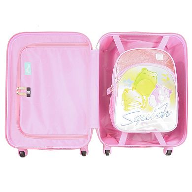FUL Squishmallows Clouds 2-Piece Set 21" Suitcase and 13" Backpack