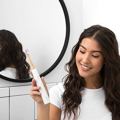 Electric Toothbrush Bamboo Heads (4-Pack) - Compatible with Philips Sonicare