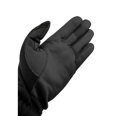 MATTILA by KESSLER® Casual Softshell Gloves with Leather Palm & Touchscreen Function