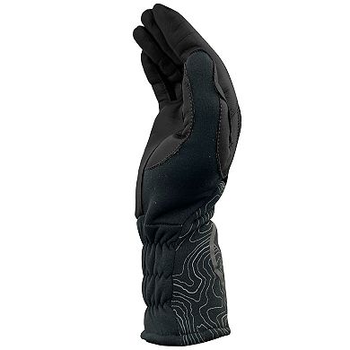 MATTILA by KESSLER® Casual Softshell Gloves with Leather Palm & Touchscreen Function