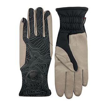 MATTILA by KESSLER® Casual Softshell Gloves with Leather Palm & Touchscreen Function